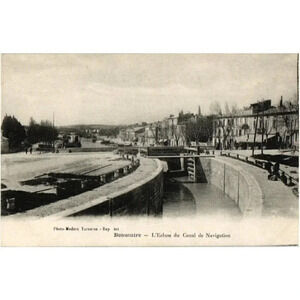 Beaucaire L'Ecluse du Canal de Navigation- Beaucaire, France Postcard